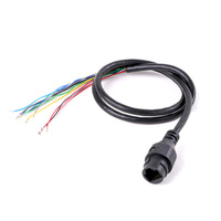 Connecteur femelle de câble d'alimentation POE étanche sur Ethernet pour caméras réseau pouvant toutes être alimentées par un câble Poe