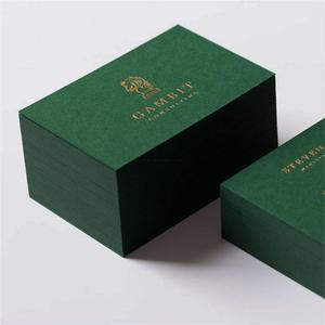 Miễn Phí Thiết Kế Tùy Chỉnh Lá Vàng Thẻ Tên Chất Lượng Cao Giấy In Ấn Kinh Doanh Màu Đen Thẻ - Product Image 6