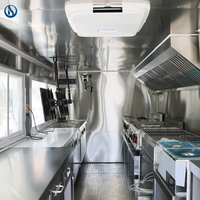 Remorque alimentaire extérieure Honlu, remorque de restauration commerciale pour restaurants éphémères, événements, festivals, marchés et services alimentaires