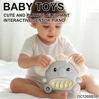 Produits Tendances 2026 Nouvelle Arrivée Jouet Musical Électronique pour Bébé en Peluche avec Piano Sonore et Hochet à Mordiller en Peluche Douce