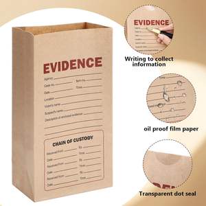 Buste in Carta Kraft Personalizzabili con Adesivi Autosigillanti, Forniture per Scena <span class=keywords><strong>del</strong></span> <span class=keywords><strong>Crimine</strong></span>, Ricevute, Oggetti di Scena, Buste Personalizzate - Product Image 5