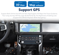 128GB AC panel Android Car Radio coche reproductor multimedia GPS inalámbrico carplay Google Android auto para Jaguar XF XFL 2016-2019