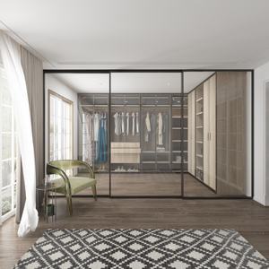 Curseurs en verre à triple liaison de conception moderne HBD pour une utilisation optimale de l'espace <span class=keywords><strong>Porte</strong></span> intérieure à <span class=keywords><strong>action</strong></span> synchronisée pour hôtels - Product Image 1