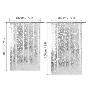 <span class=keywords><strong>Rideau</strong></span> <span class=keywords><strong>de</strong></span> <span class=keywords><strong>douche</strong></span> avec crochets PVC imperméable résistant à la moisissure antibactérien 3D blanc <span class=keywords><strong>semi</strong></span>-<span class=keywords><strong>transparent</strong></span> galets <span class=keywords><strong>rideau</strong></span> <span class=keywords><strong>de</strong></span> <span class=keywords><strong>douche</strong></span> - Product Image 1