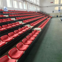 Chaises télescopiques extérieures de stade de gradin du football en plastique pour les gradins en aluminium
