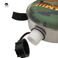 Bouteille d'eau portable en plastique pour le sport, la randonnée en montagne, le vélo, gourde tactique, bidon d'eau