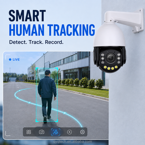 Cámara PTZ de 4.5 Pulgadas POE 4K/8MP con Visión Nocturna a Todo Color, IP66 Impermeable, Seguimiento Humano por IA, Detección de Vehículos, Audio Bidireccional, <span class=keywords><strong>ICSee</strong></span> - Product Image 3
