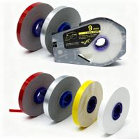Núcleo de Etiqueta para Máquina de Etiquetas Canon, 6/9/12 mm, Etiquetas Amarillas y Blancas, Máquina de Codificación 210-980