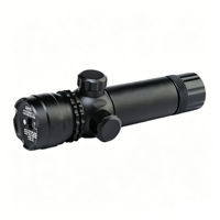 Illuminateur de précision rouge et vert, réglable sur 4 axes, compatible infrarouge, étanche, en alliage d'aluminium, antichoc, 20 mm, pour la chasse