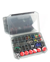 Mydays Tech 268 pcs/boîte Combinaison d'outils en acier inoxydable anti-corrosion Kit d'accessoires de pêche pour les activités de capture