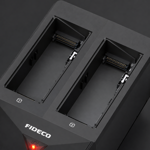Base de Conexión <span class=keywords><strong>FIDECO</strong></span> de Doble Bahía para Discos Duros y SSD SATA de 2.5 y 3.5 Pulgadas, USB 3.0, con Función de Clonación y LED para Copia de Seguridad de PC - Product Image 2