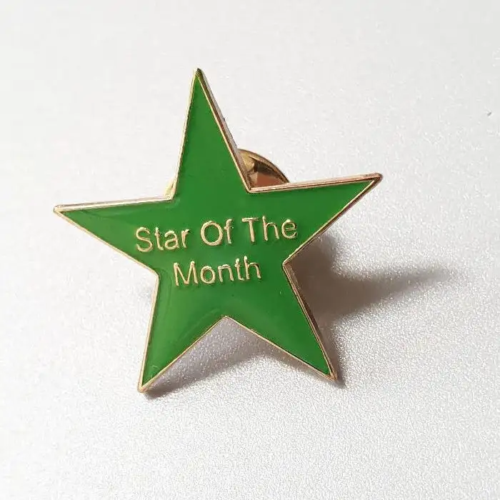 Direct Factory Custom Printing star Casting Hat pins For Anniversary