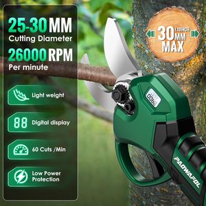 21V pin không dây điện cắt tỉa kéo vườn công cụ với cao su xử lý kéo cắt và kéo cắt tỉa - Product Image 2