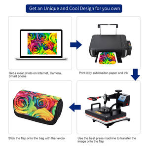 卡通独角兽可爱化妆包化妆品收纳袋儿童文具盒 - Product Image 5