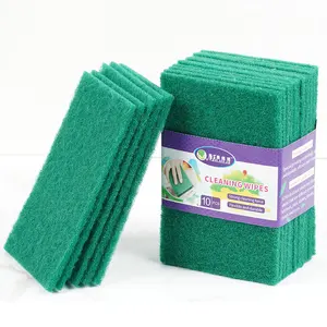 Abrasive Durable Scouring Pad Heavy/light Duty Polyester Cleaning Scrub Pads Kitchen Scour Pad