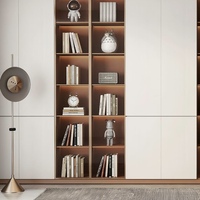 Bibliothèque ouverte moderne, étagère à livres autoportante, étagères de rangement, bibliothèque haute pour salon, meubles de salon