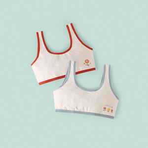 Ingrosso gilet grande di alta qualità da indossare biancheria intima di cotone per bambini ragazza <span class=keywords><strong>reggiseno</strong></span> 100% cotone - Product Image 5