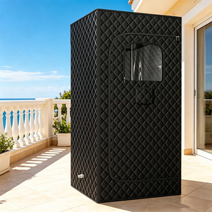 Sauna vapeur électrique portable moderne avec télécommande pour la maison, le spa, la salle de sport, le salon, la chambre, la villa, l'appartement - Product Image 6