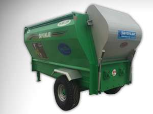 Livestock Feeding Equipment Horizontal Auger High Quality From Turkey 10m3 Feed Mixer - Product Image 5