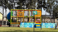Aire de jeux mobile sur remorque, sur mesure, directement de l'usine, avec structure en acier galvanisé, équipement d'amusement pour location, carnaval, foire, OEM, ODM