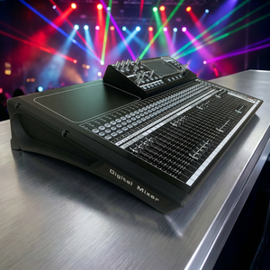 มิกเซอร์เสียงดิจิตอล MARCO T32 ระดับมืออาชีพ 32 ช่องสัญญาณ พร้อม EQ 5 แบนด์ เอฟเฟกต์ในตัว ลูปปิ้ง <span class=keywords><strong>MIDI</strong></span> ผ่าน USB ช่องต่อ XLR อินพุต/เอาต์พุต - Product Image 1