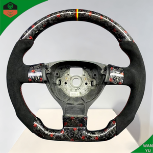 Pour <span class=keywords><strong>Caddy</strong></span> MK3, pièces automobiles, accessoires intérieurs <span class=keywords><strong>de</strong></span> voiture, volant <span class=keywords><strong>de</strong></span> <span class=keywords><strong>course</strong></span> personnalisé en fibre <span class=keywords><strong>de</strong></span> carbone véritable - Product Image 3