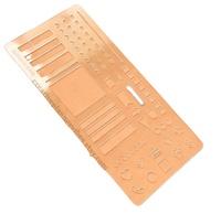 Grenzüberschreitende Neue Acryl Handgefertigte Flexible Schablone für Zeichnen und Notizbücher