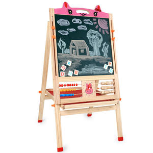 优质家用可调高度木制儿童架绘图板 - Product Image 2