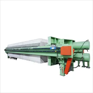 Program-controlled automatic pull-plate quick-opening chamber filter press for Coal washing sand washing tailings treatment