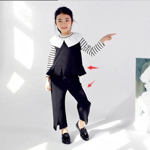 Conjunto de Ropa para Niña con Collar de Moda Infantil con Volantes, Fabricado en China - Product Image 2