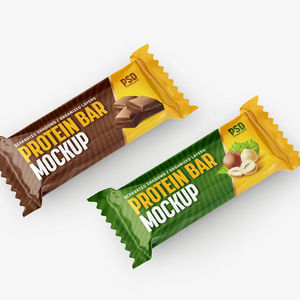 ถุงไมลาร์พิมพ์ลายสำหรับช็อกโกแลตบาร์ ปิดผนึก 3 ด้าน ถุงพลาสติกบรรจุภัณฑ์แบบแบนสำหรับบรรจุภัณฑ์โปรตีนบาร์ - Product Image 4