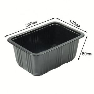 Bandeja de Plástico PP Desechable y Reciclable para Empacar Carne, para Medio Pollo, 20x14x8cm - Product Image 1