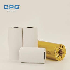 Papel Térmico para Recibos de Cajero Automático/TPV, Superficie Lisa, 57*50 mm, 48 g/m², Venta al Por Mayor del Fabricante, Papel para Recibos de Recepción de Hotel - Product Image 1