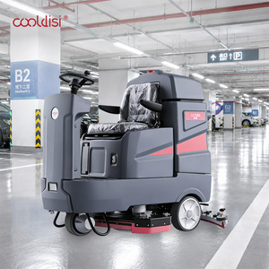 Nueva Fregadora-Secadora de Pisos Industrial de 24V con Motor de Doble Escobilla para Limpieza de Azulejos de Almacenes - Product Image 1