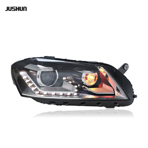 ไฟหน้า LED Jushun สำหรับรถยนต์ Volkswagen Magotan B7 ปี 2012-2016 เลนส์เลเซอร์คุณภาพสูง พร้อมไฟ DRL และไฟเลี้ยว - Product Image 4