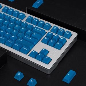GMK WOB <span class=keywords><strong>KATAKANA</strong></span> Blue129 Keys Keycap Cherry Profile DYE-SUB Japanese Custom Personality Keycaps For Mechanical Keyboard 61/64 - Product Image 4