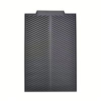 Set de table rectangulaire en silicone, résistant à la chaleur, drainant, durable, multifonctionnel, accessoires de cuisine minimalistes