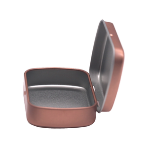 OEM ODM pequeña caja de lata de metal <span class=keywords><strong>rectangular</strong></span> contenedor de almacenamiento de menta de caramelo para productos artesanales Almacenamiento de regalo de cigarrillos - Product Image 5