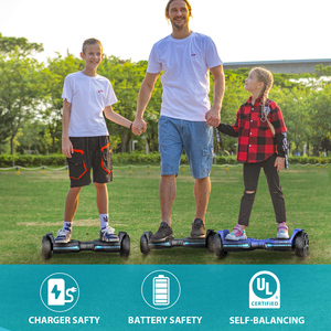 Para GYROOR Mini scooter eléctrico inteligente de dos ruedas con sensor de precio de conectividad Bluetooth carga máxima 100kg Color azul - Product Image 6