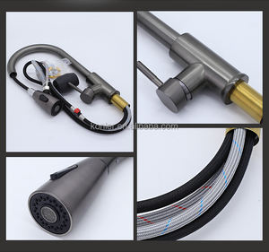 Rubinetto da Cucina Moderno in Acciaio Inox 201 a 3 Vie con Doccetta Estraibile a Molla per Lavello - Product Image 4