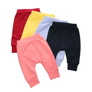 Solid Color Toddler Bread Pants Long Pants Baby Harem Pants