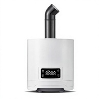 Humidificateur Industriel à Ultrasons Haute Performance 10L 180W avec Fonction de Minuterie, Faible Bruit 70dB, en Plastique, pour Réhydratation du Tabac
