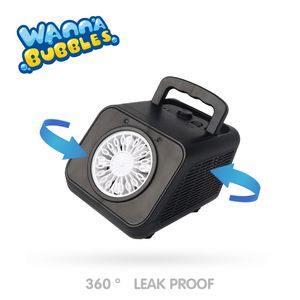 Portatile in plastica giocattolo estivo giocattolo automatico a bolle d'acqua con B/O Light up pistola a bolle per feste all'aperto e al coperto per bambini - Product Image 5