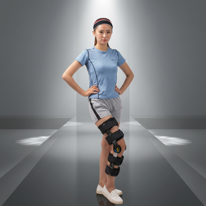 Attelle de genou articulée robuste HKJD pour soutien post-chirurgical, blessures aux ligaments, luxations, fractures rotuliennes et rééducation - Product Image 2