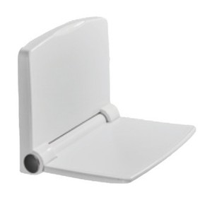 Hundred-Year Grace Wall Mounted <b>Folding</b> <b>Shower</b> <b>Stool</b> White 370x320x70mm For Elderly Bathroom Safety Equipment - Product Image 2