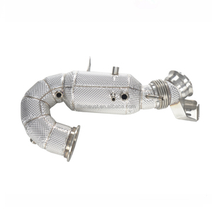 Collecteur d'échappement de course en acier inoxydable SS304 pour Mercedes Benz <span class=keywords><strong>AMG</strong></span> GT50 GT53 <span class=keywords><strong>GT43</strong></span> E53 GLE53 CLS53 GLS53 M256 - Product Image 1