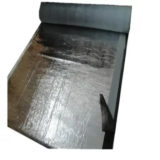 지붕 방수 멤브레인 폴리 에스테르베이스 2mm 자체 접착 SBS 알루미늄 필름 포함 역청 막 수정