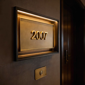 <span class=keywords><strong>Plaque</strong></span> et signalétique en laiton polyvalente et personnalisable pour événements – <span class=keywords><strong>Grande</strong></span> taille - Product Image 6