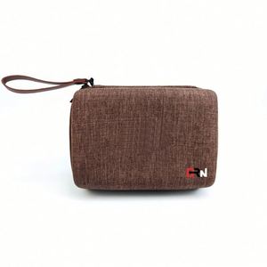 Custom Brown EVA Tea Pot & Cup Set <b>Storage</b> Case <b>Waterproof</b> Chinese Style Travel EVA Tea Set <b>Box</b> Kungfu Travel EVA Tea Cup Case - Product Image 2