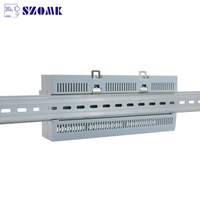 Boîte de commande LED en plastique ABS, résistante aux flammes, UL94-V0, boîte en plastique pour compteur d'énergie électrique, boîtier pour rail DIN